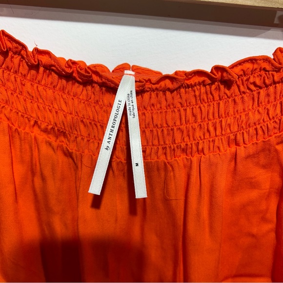 Anthropologie Smocked Cover Up Mini Skirt Set - Picture 13 of 14